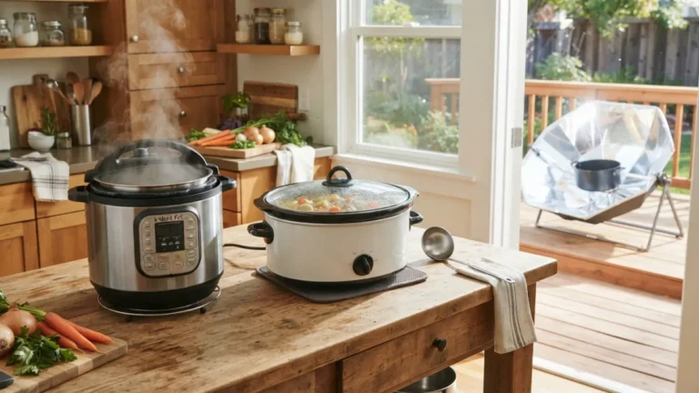 Low-Energy Cooking Methods Pressure Cookers, Slow Cookers, and Solar Ovens Explained
