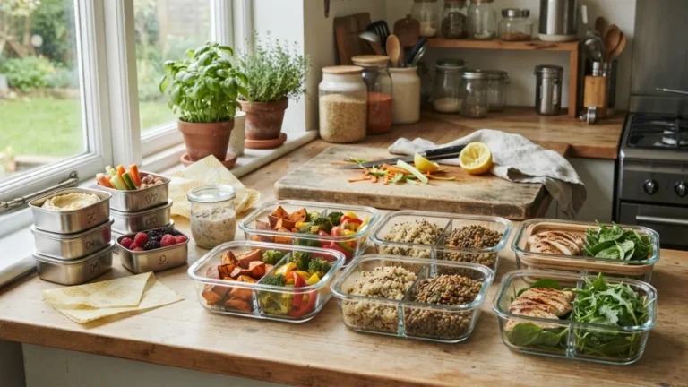 Meal Prep for a Low-Waste Week Planning, Portioning, and Reusing Containers