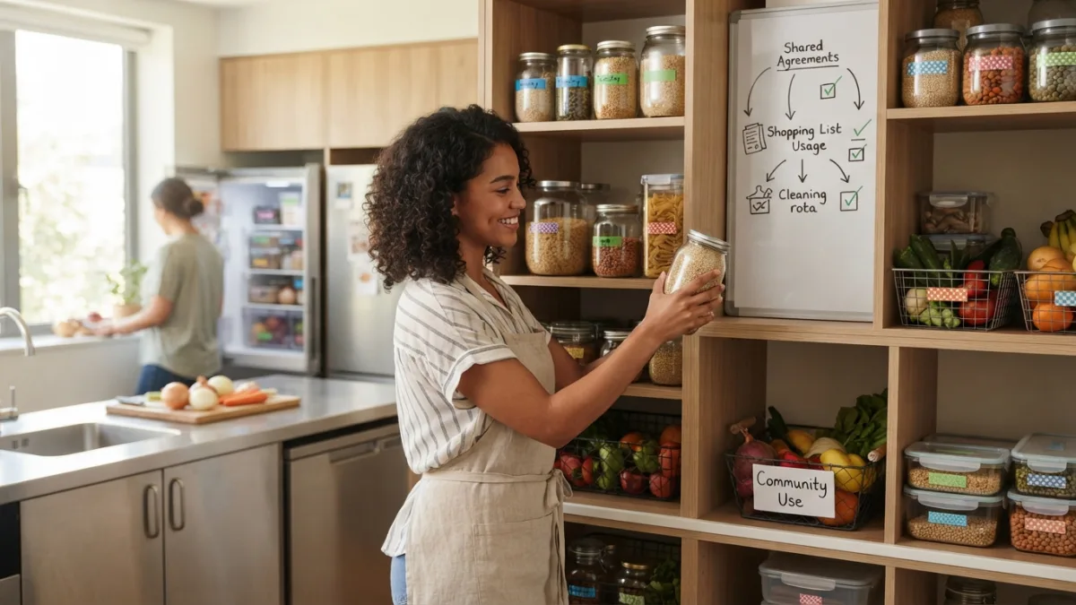 Reducing Food Waste in Shared Kitchens Agreements, Labels, and Storage Systems
