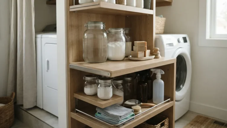 Small-Space Storage Ideas for Bulk Cleaning Ingredients (Vinegar, Soda, Soap Bars)