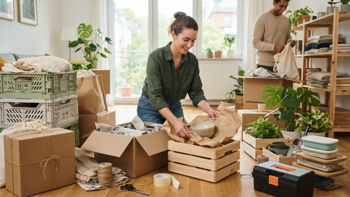 Zero-Waste Moving Day Packing, Unpacking, and Decluttering Without Trash Bags